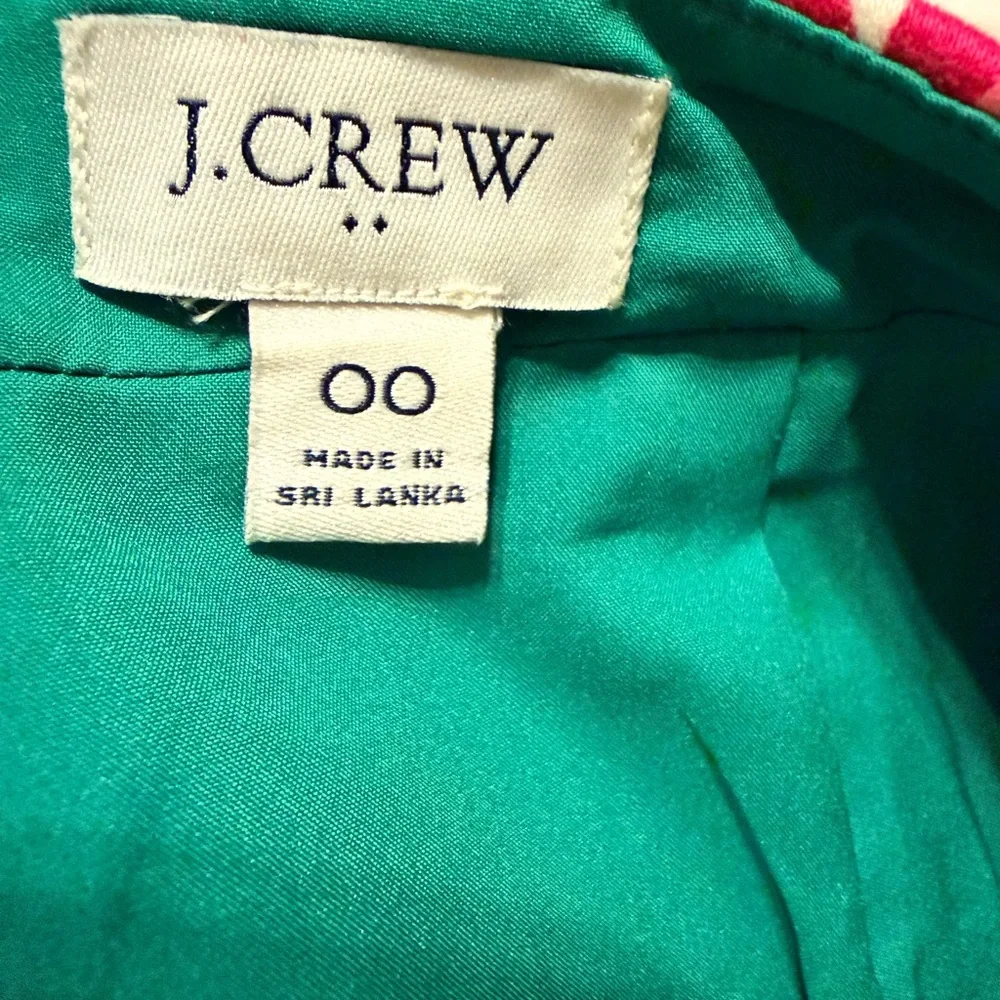 J. Crew Floral Pencil Skirt in Green and Pink - Picture 5 of 6